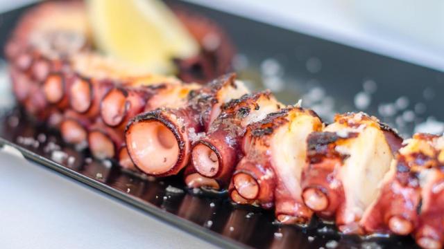 Pulpo, típico de Galicia.