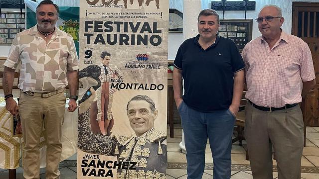 Un momento de la presentación del cartel de la novillada de Ocaña (Toledo).