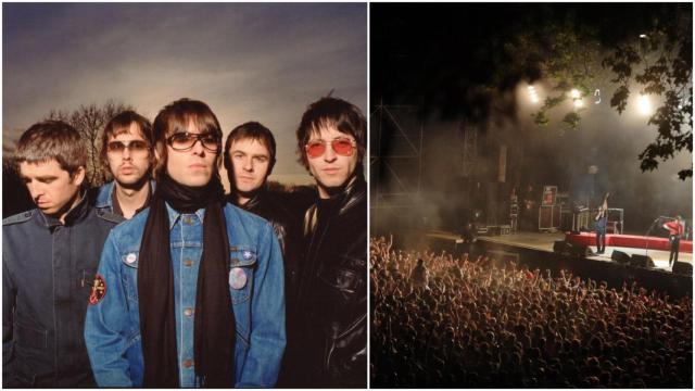 Oasis actuó en Vigo en 2002.