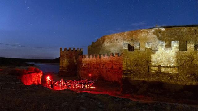 Imagen del castillo de Peñarroya en Argamasilla de Alba (Ciudad Real).