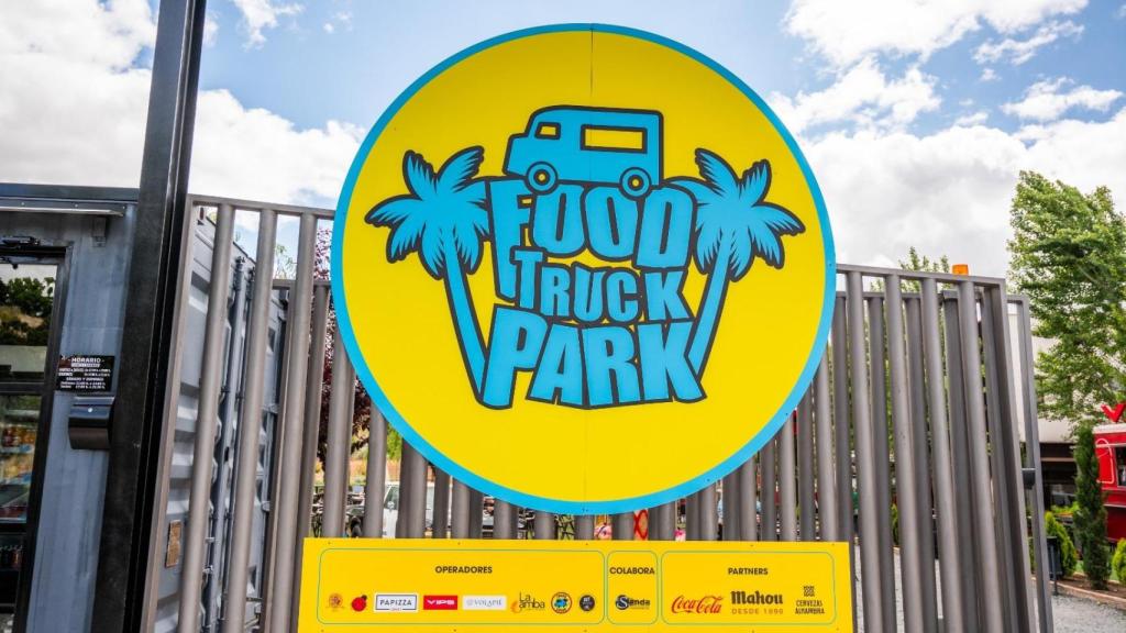 Entrada al recinto 'Food Truck Park' en Toledo.