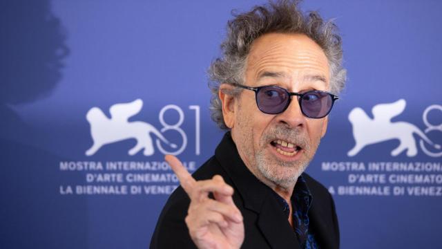 El directo de cine Tim Burton en el photocall del Festival de Venecia. Foto: EuropaPress