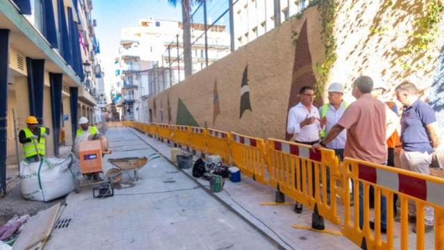 Los trabajos afectarán ahora al tramo que discurre entre las calles Carmela Martínez y Pintor Lozano