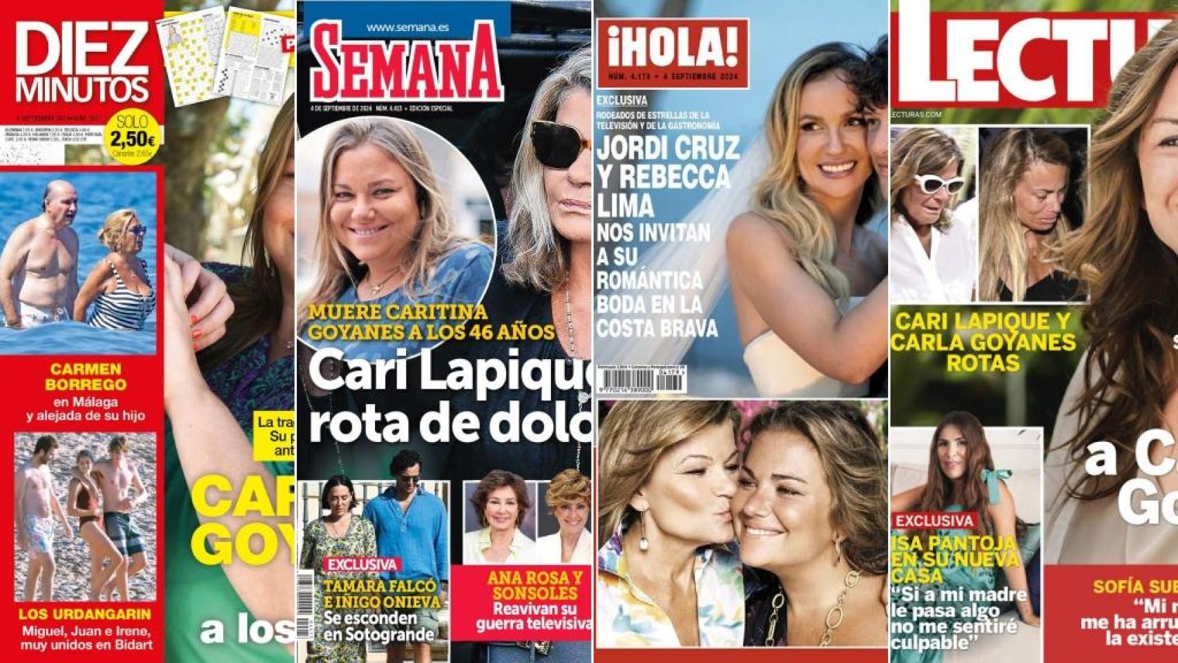 Portadas de revistas.