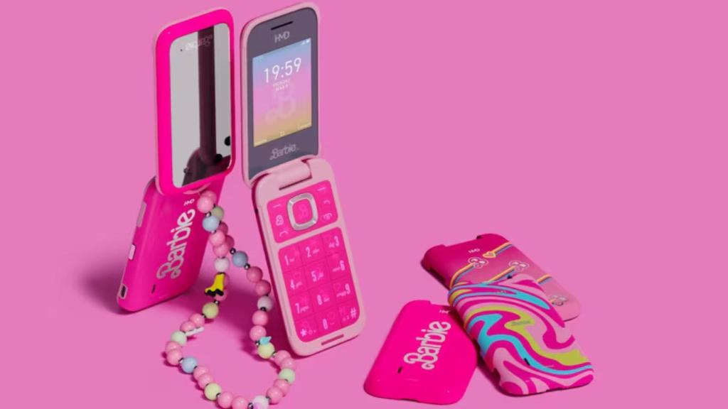 Barbie Flip Phone