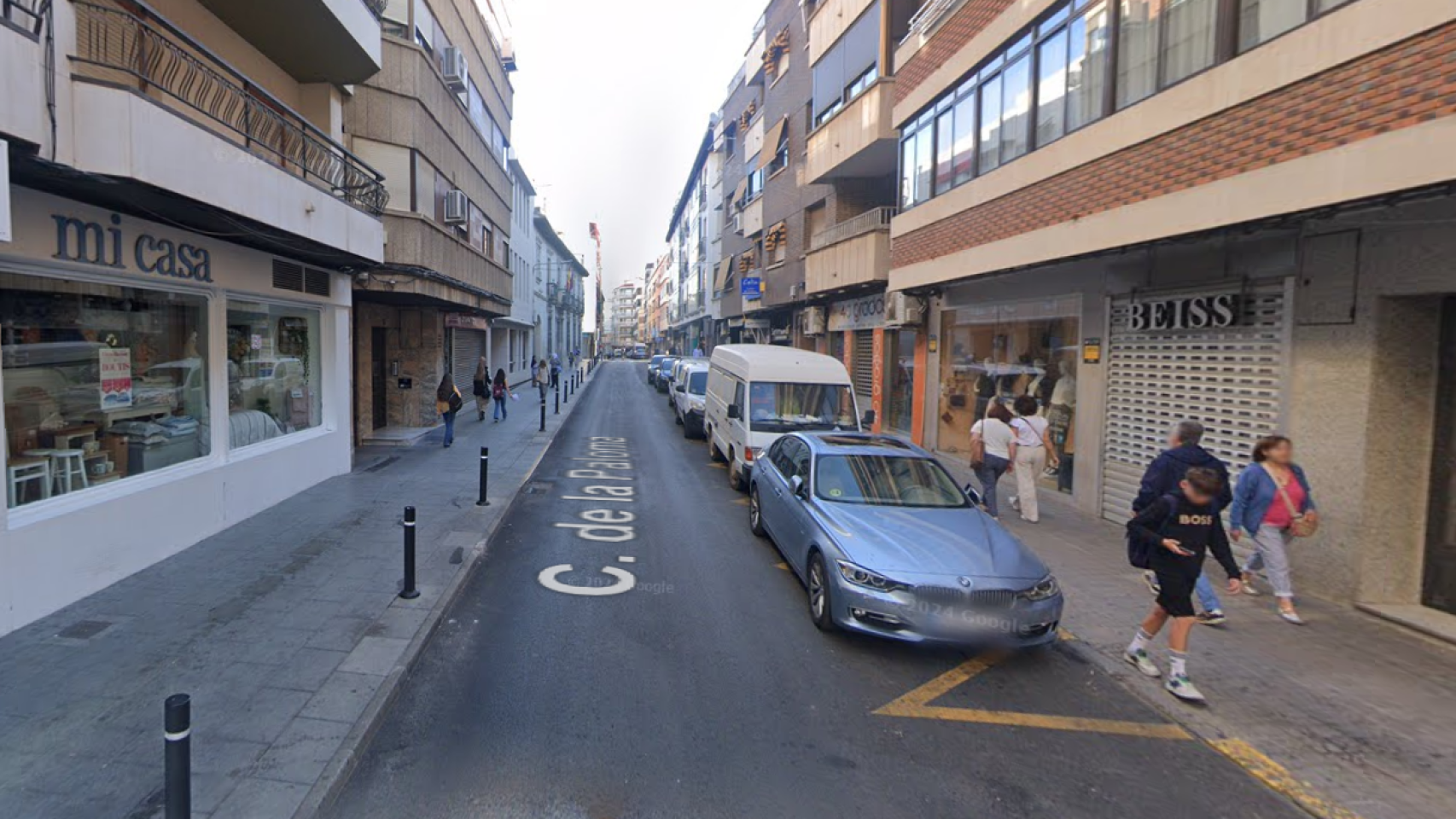 Calle Paloma de Ciudad Real. Foto: Google Maps.