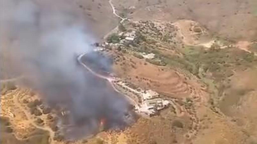 El nuevo incendio forestal declarado en Mijas.