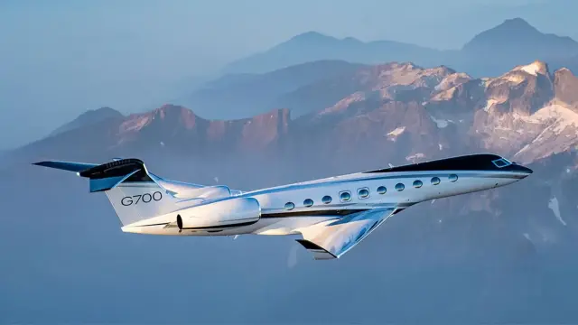 Avión privado G700 como el que acaba de comprarse Bezos