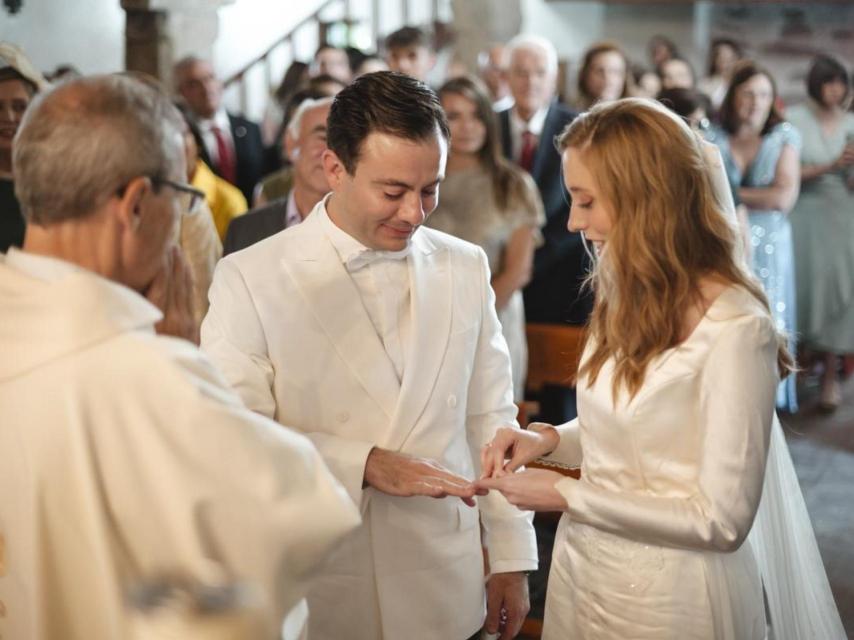 Alicia y Gerardo, en el altar