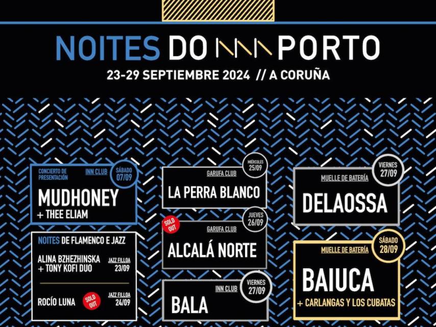 Cartel de Noites do Porto 2024.