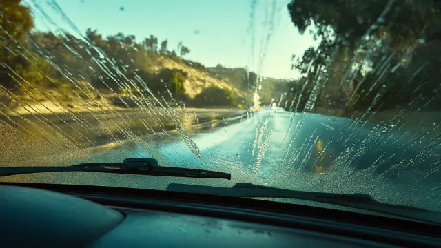 Imagen de los limpiaparabrisas de un coche