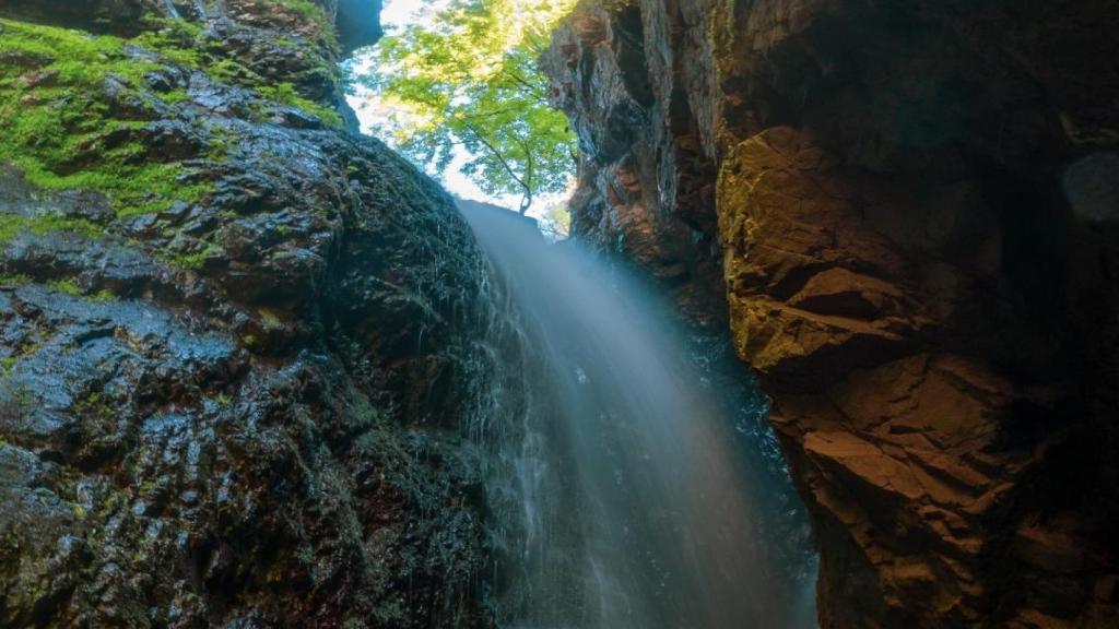 Cae desde una altura de dos metros y medio cuando intentaba acceder a la Cascada de Nocedo