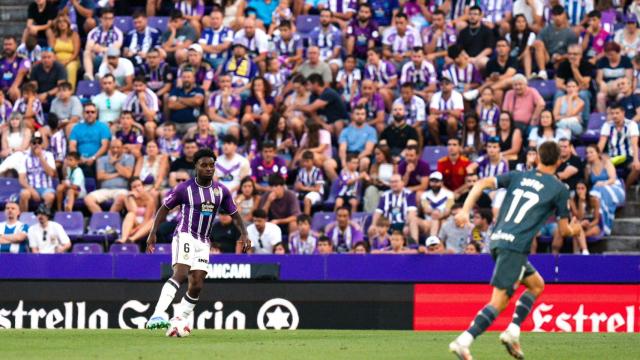 Boyomo en el partido ante el RCD Espanyol de esta temporada