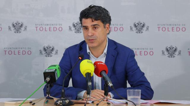 Juan José Alcalde, portavoz del equipo de Gobierno de Toledo. Foto: Ayuntamiento.