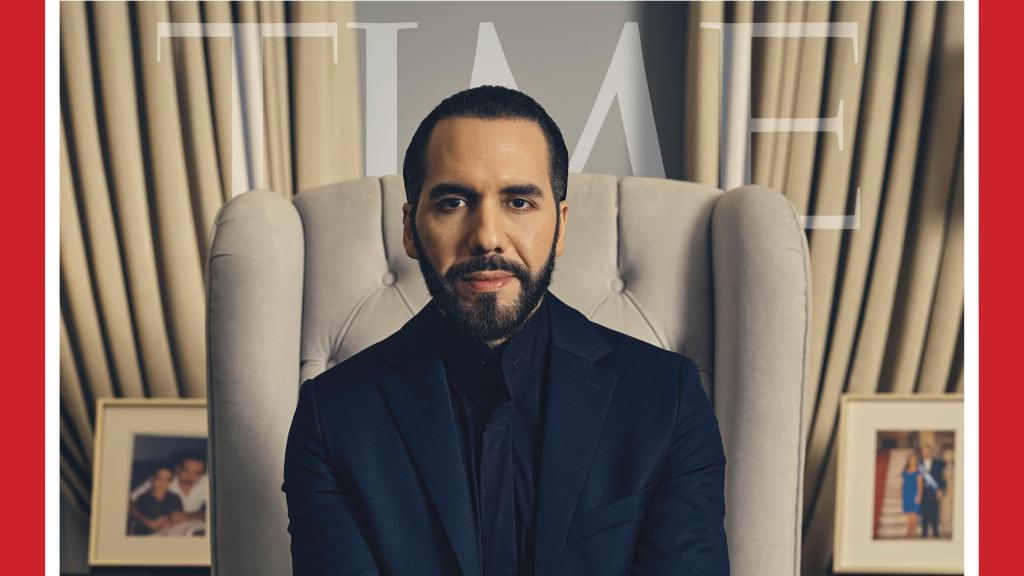 Portada de Time con Nayib Bukele