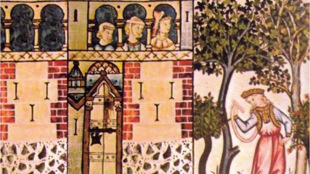 Mujeres en una ilustración de las 'Cantigas de Santa María' de Afonso X O Sabio.