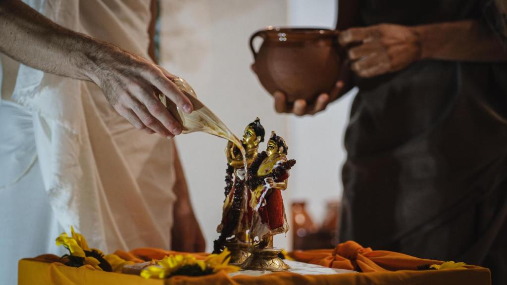 Ofrenda de alimentos.