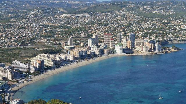 La Playa de Levante de Calpe.