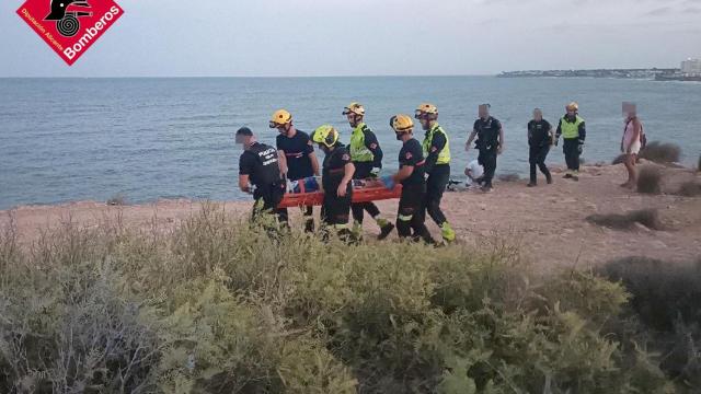 Imagen del rescate en Torrevieja.