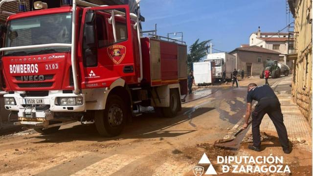 Las consecuencias de la DANA en Aragón: descarrila un tren, afecciones en las carreteras y horas de limpieza