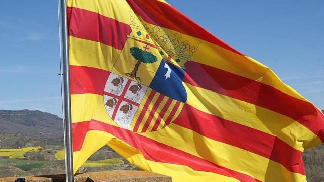 Bandera de Aragón.