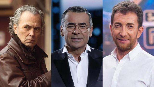 José Coronado en 'Entrevías', Jorge Javier Vázquez en 'Gran Hermano y Pablo Motos en 'El Hormiguero'.