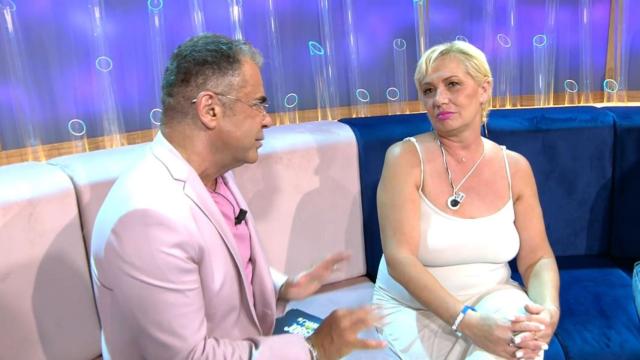 Jorge Javier y Carmen, su invitada, en 'El diario de Jorge'