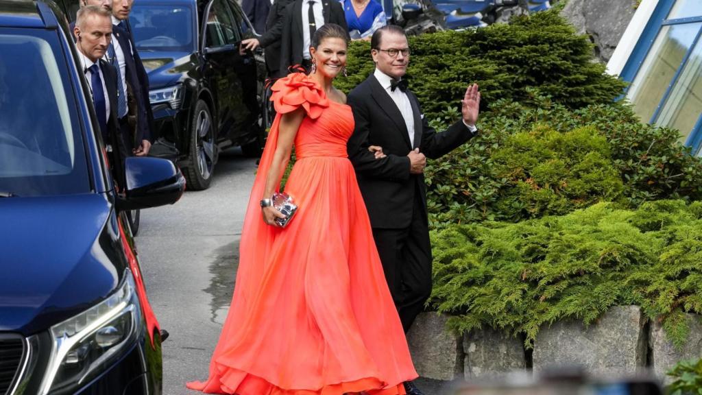 La princesa Victoria de Suecia y su esposo.