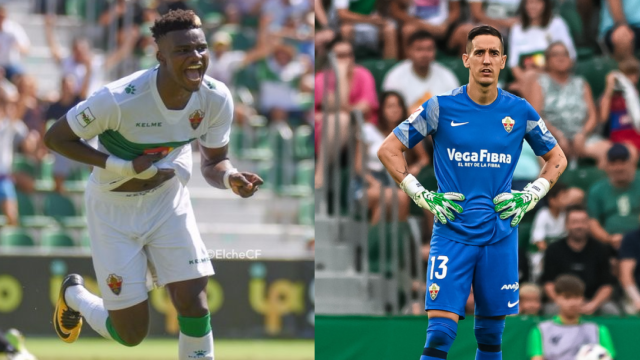 Los jugadores Sory Kaba y Edgar Badía.