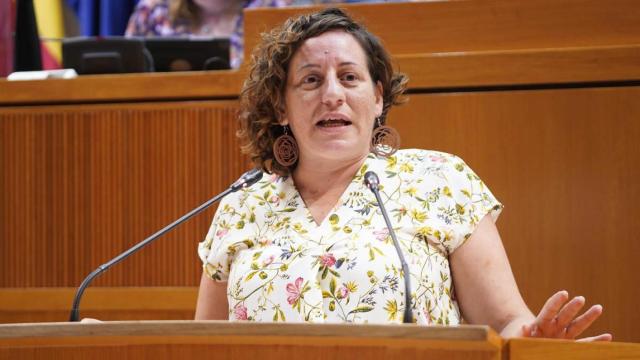 Marta de Santos, ex coordinadora de Podemos Aragón en una imagen de archivo.