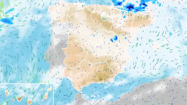 Mapa de temperatura en España