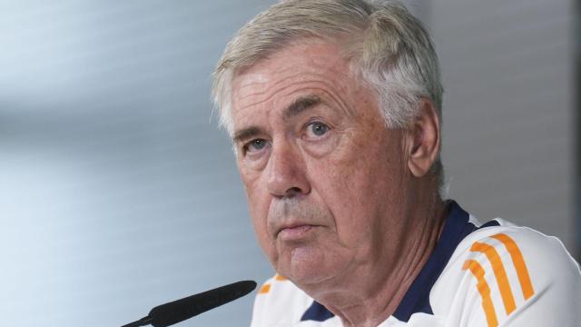 Carlo Ancelotti, en rueda de prensa