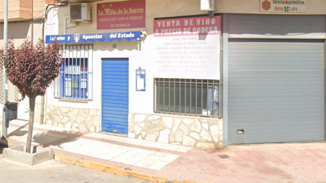 Establecimiento de lotería en Villacañas (Toledo). Foto: Google Maps.