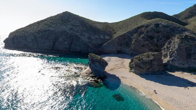 La laya de Carboneras (Almería).