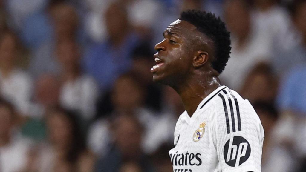 Vinicius, durante el partido ante el Real Betis.