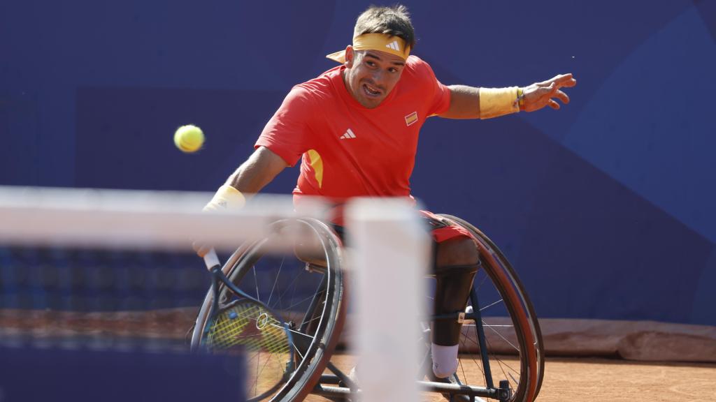 Martín de la Puente, durante su debut en los Juegos Paralímpicos.