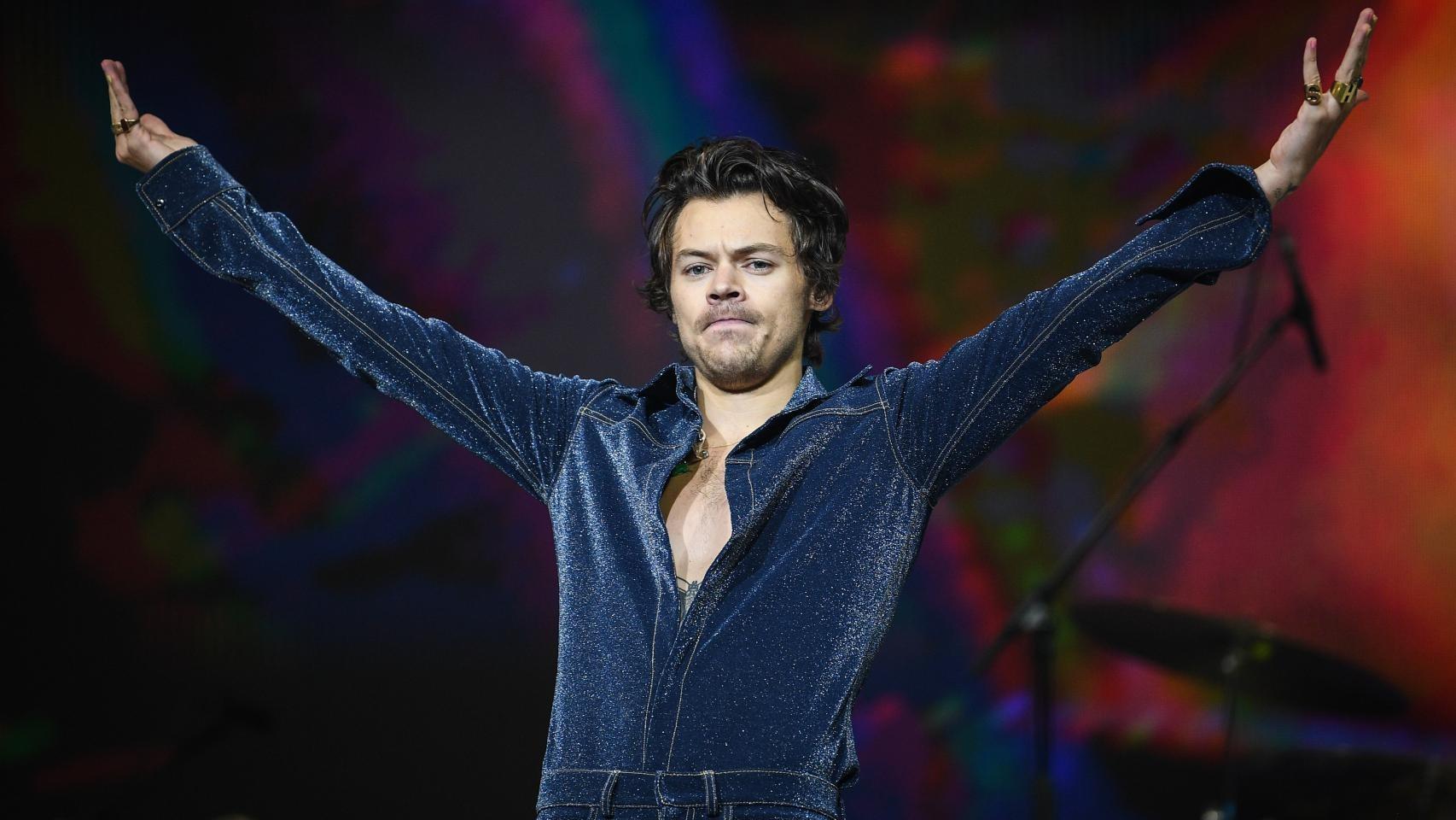 Harry Styles en un concierto en Londres