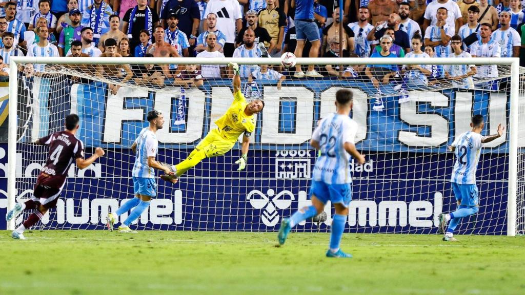 Alfonso Herrero, portero del Málaga CF