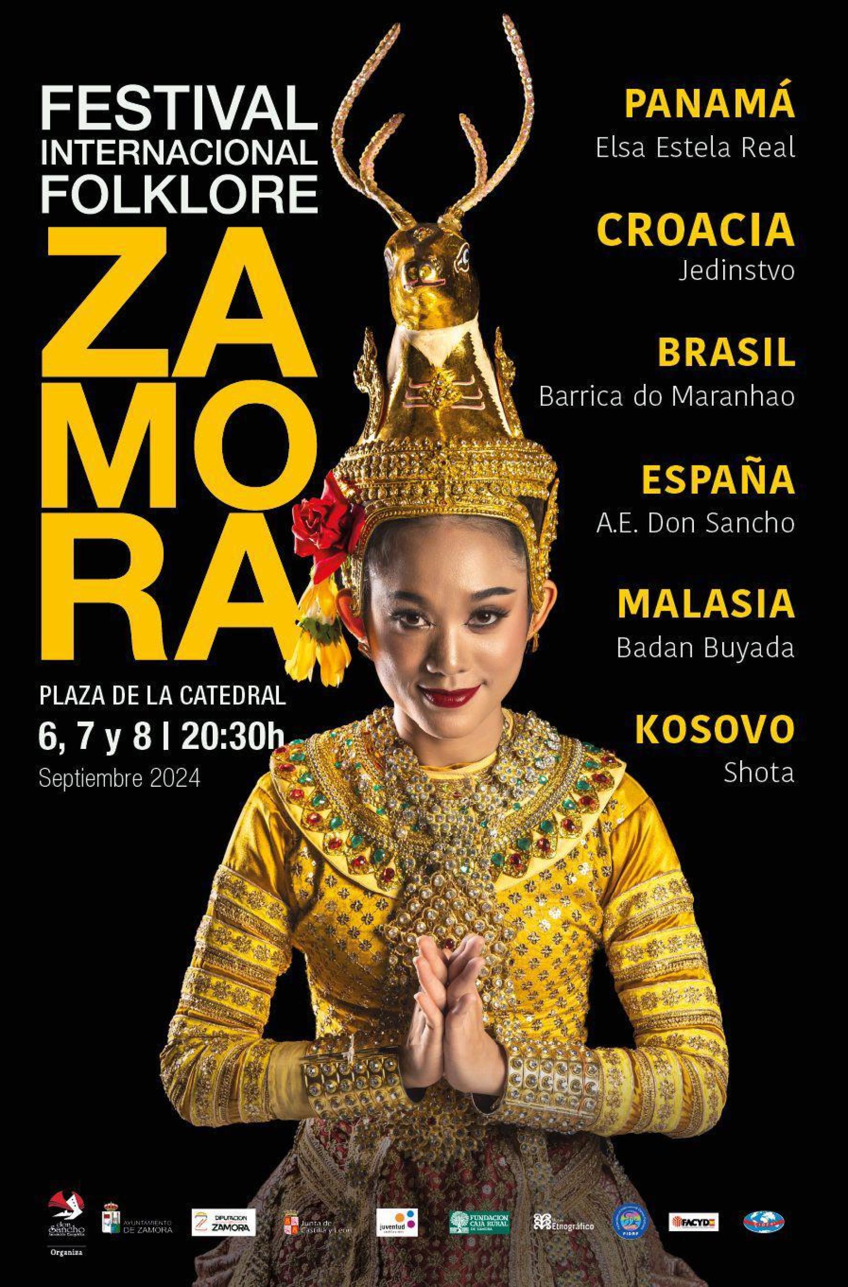 Cartel Festival Internacional de Folclore de Zamora