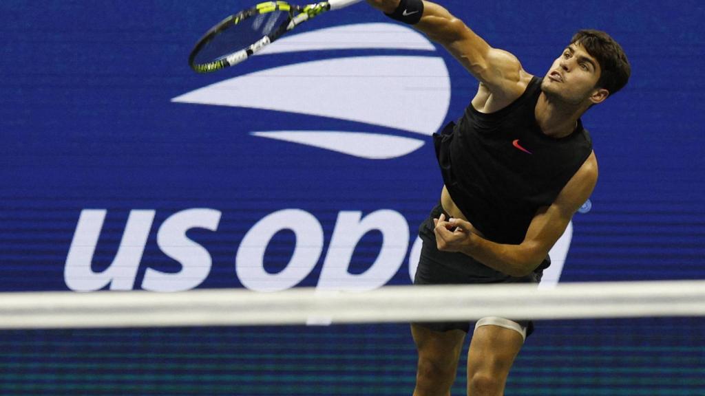 Carlos Alcaraz, en el US Open 2024