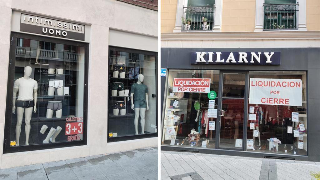 Imagen de las dos tiendas en Valladolid