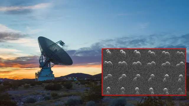 El Radar Goldstone para el Sistema Solar de la NASA ha detectado el asteroide 2024 JV33.