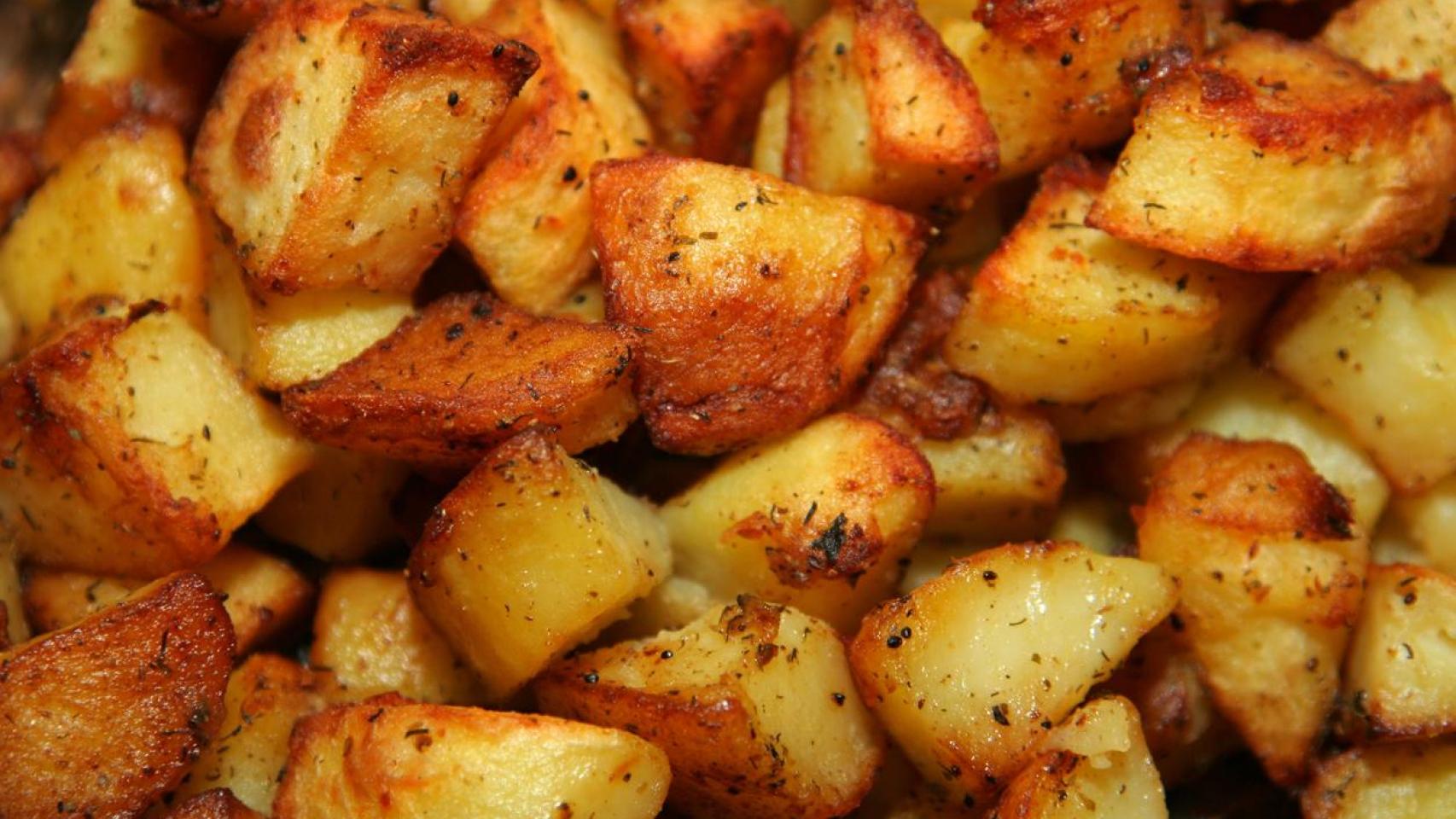 Patatas asadas.