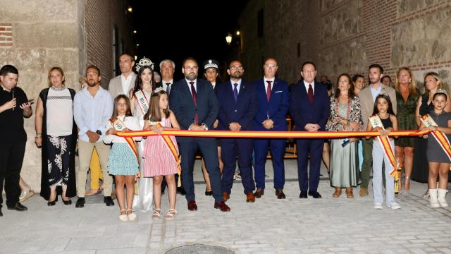 Inauguración de la Plaza del Conde de Fuensalida (Toledo). Foto: Ayuntamiento.