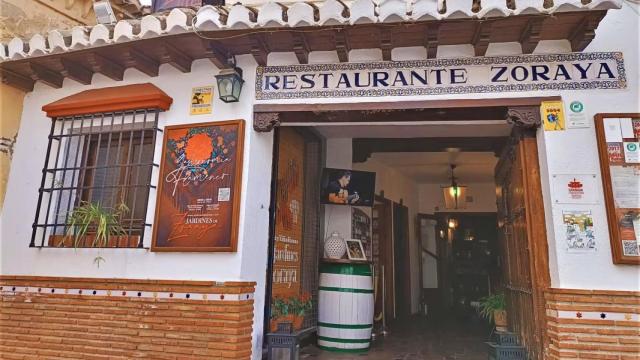 El restaurante Zoraya en Granada.