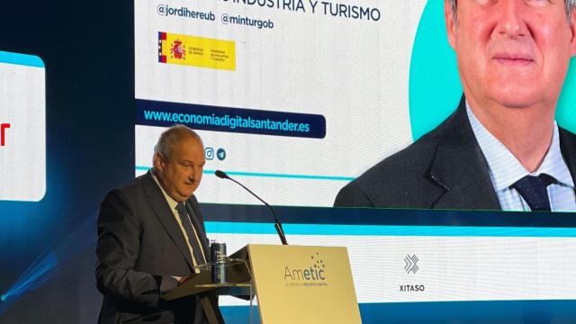 Jordi Hereu, ministro de Industria y Turismo, en el 38 Encuentro de Ametic.