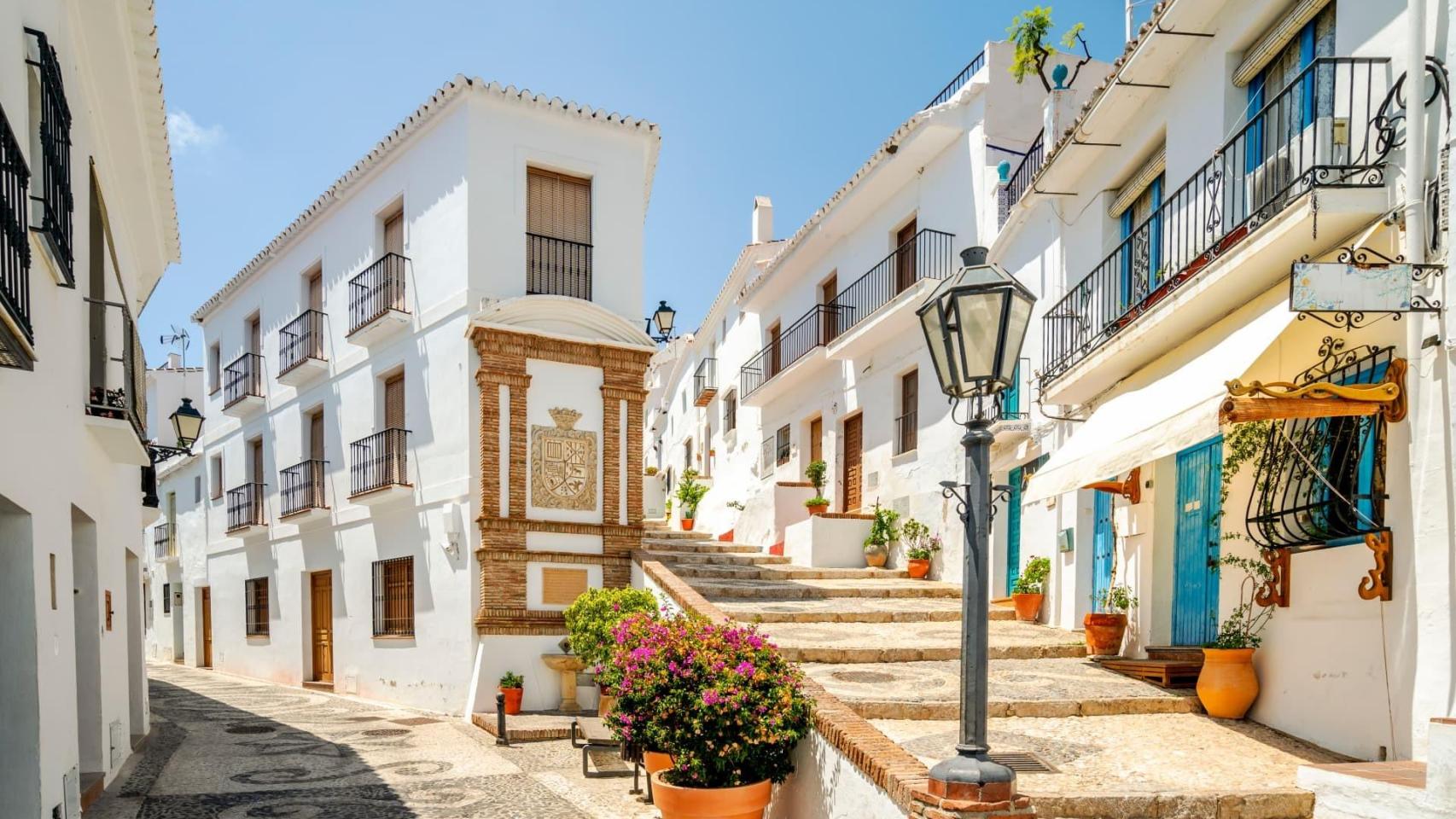 Calles del casco antiguo de Frigiliana