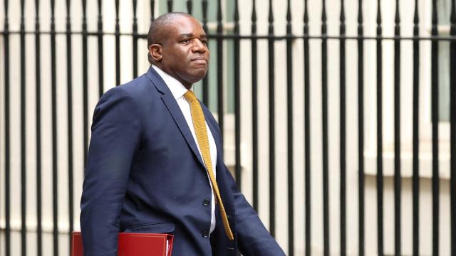 El ministro de Asuntos Exteriores británico, David Lammy.