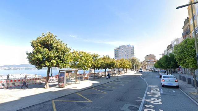 Paseo de Alfonso XII, en Vigo.