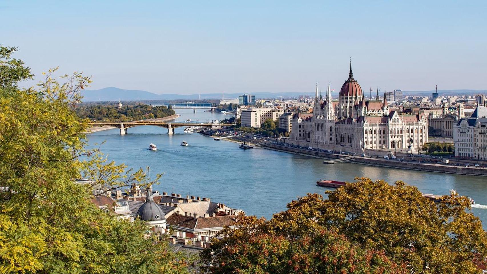 Río Danubio, Budapest.